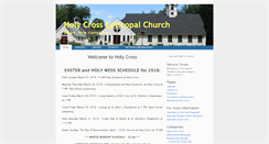 Desktop Screenshot of holycross-weare.org