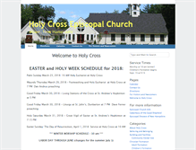 Tablet Screenshot of holycross-weare.org